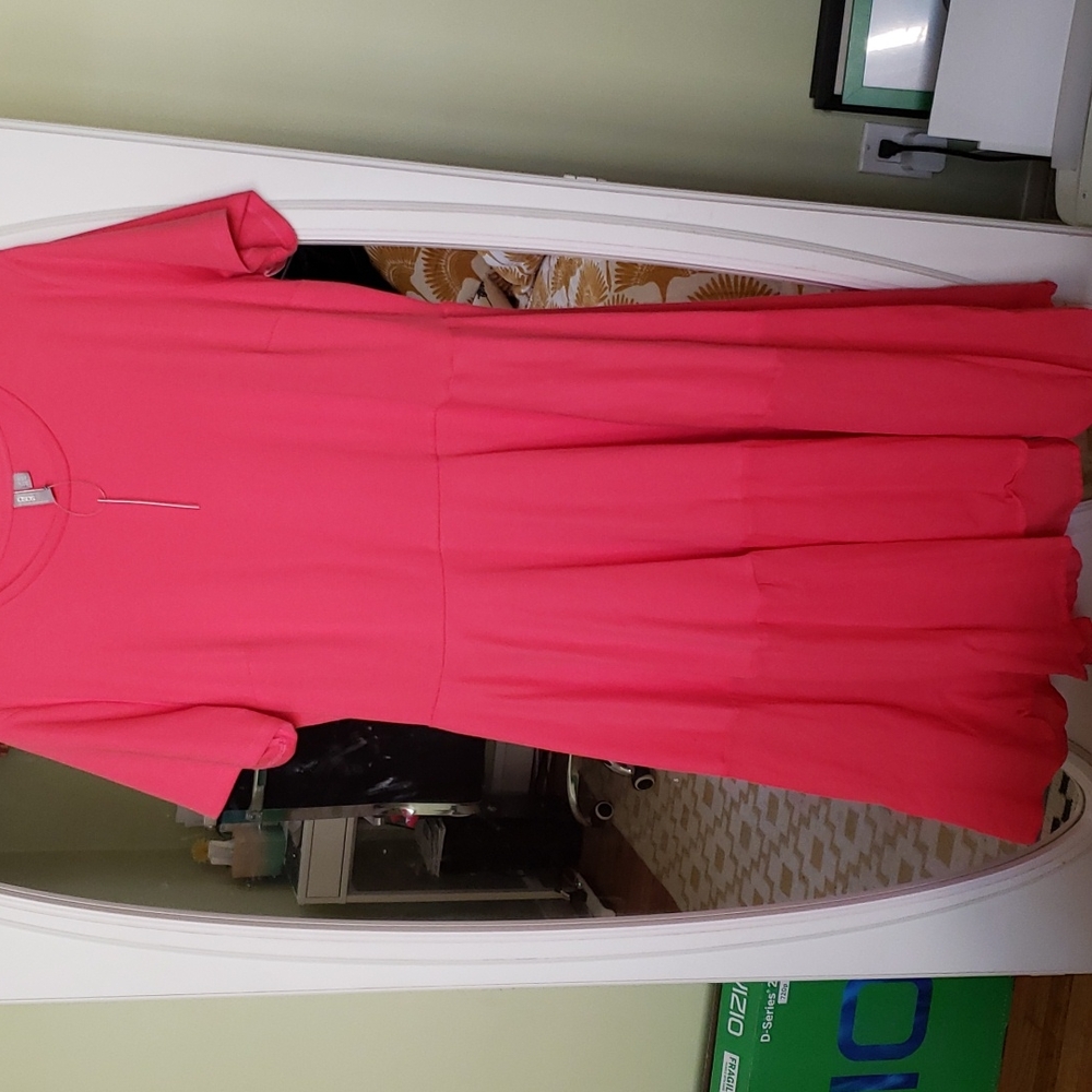 NWT Pink cotton knit dress
